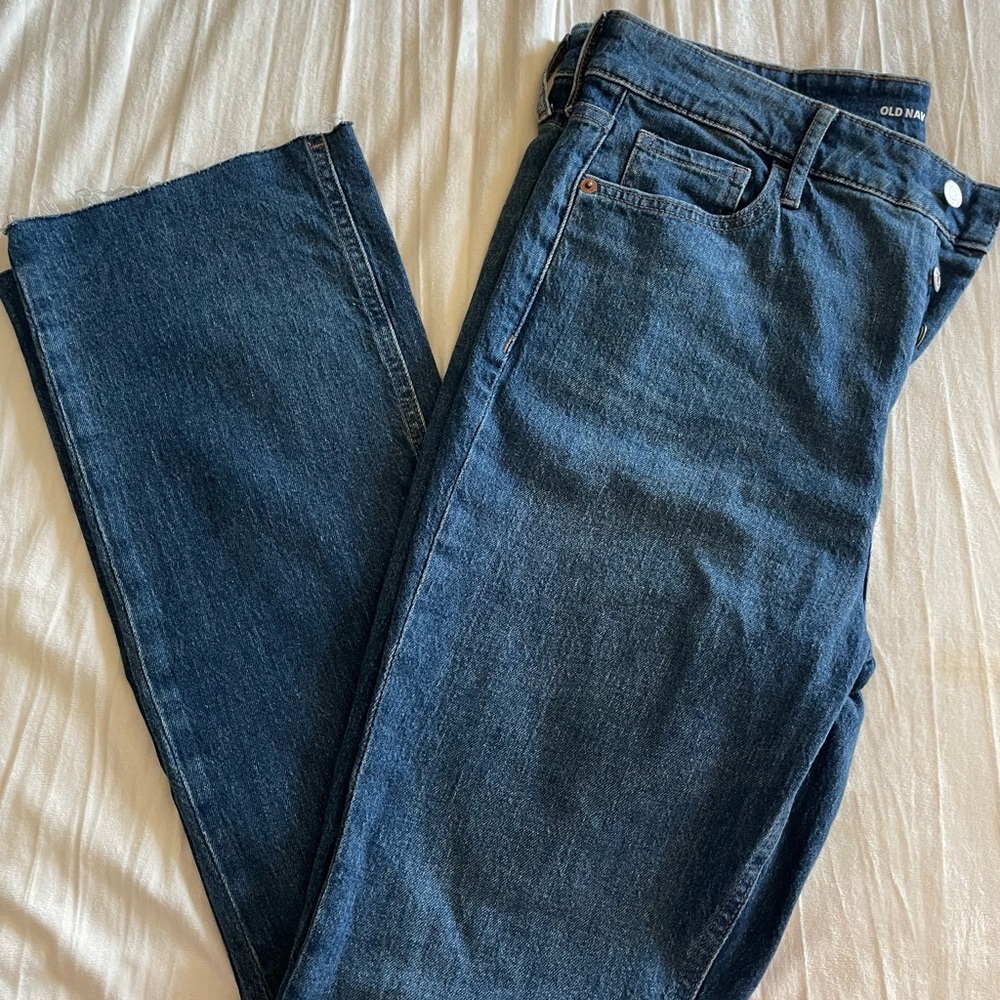 Old Navy Extra High Rise Kicker Boot Cut Jeans with Secret Slim Pockets